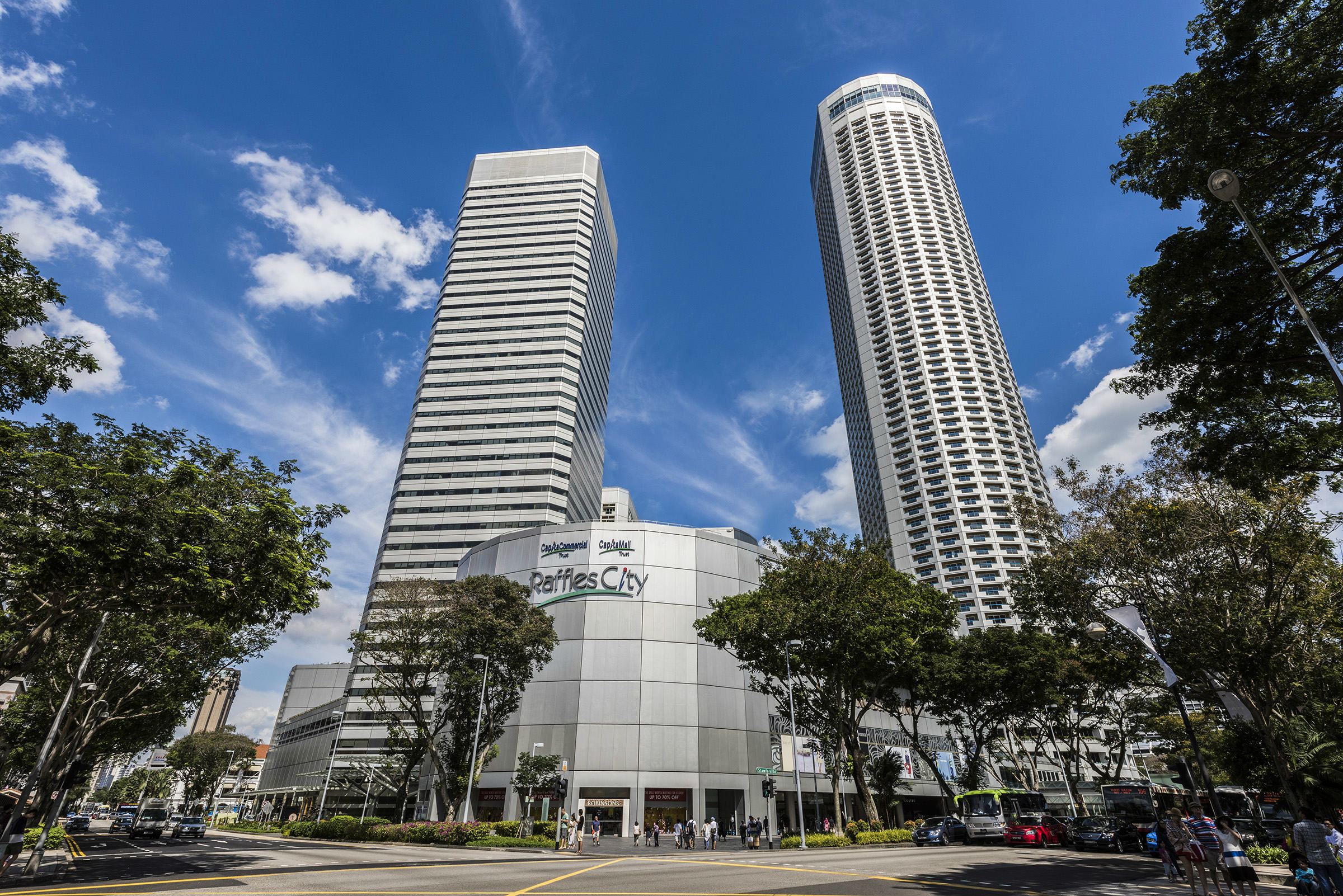 Raffles City Singapore, co-owned by CMT and CCT